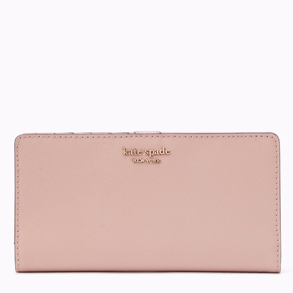 kate spade Handbags - Kate Spade Pink Leather Cameron Slim Bifold Wallet